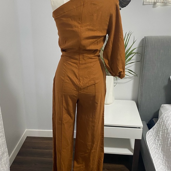 NWT FKSP One Shoulder Palazzo Jumpsuit XS - Picture 4 of 8